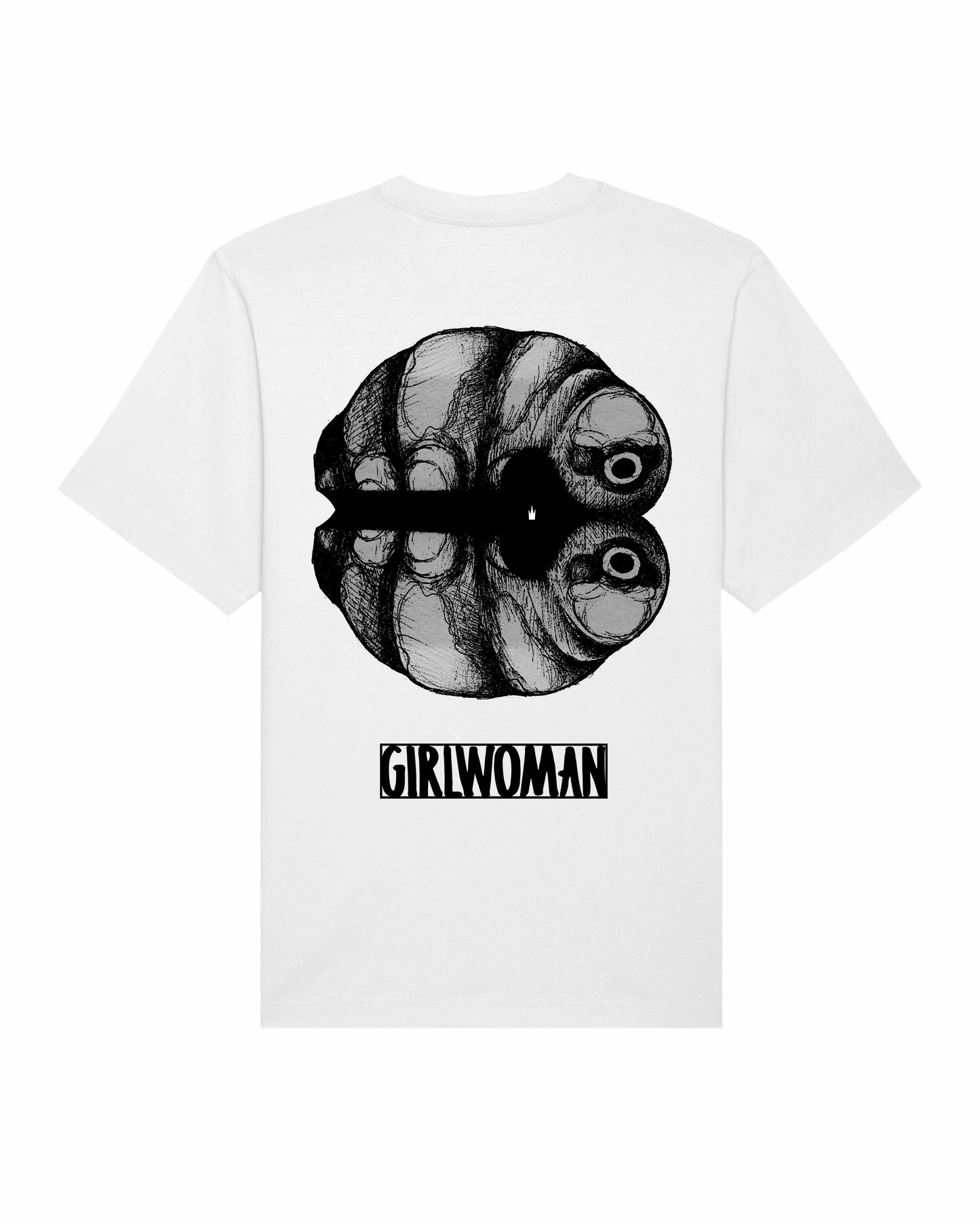 "Bärtierchen" T-Shirt Girlwoman Merchandise. Oversized Fit. Schwere Stoffqualität 100% Cotton.
