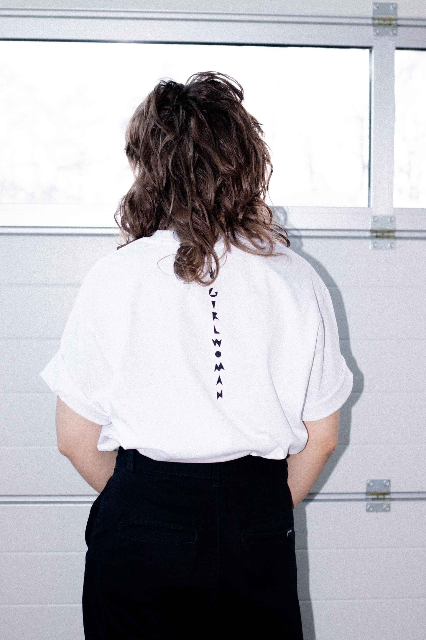 "Teleman" T-Shirt Girlwoman Merchandise. Oversized Fit. Schwere Stoffqualität 100% Cotton.