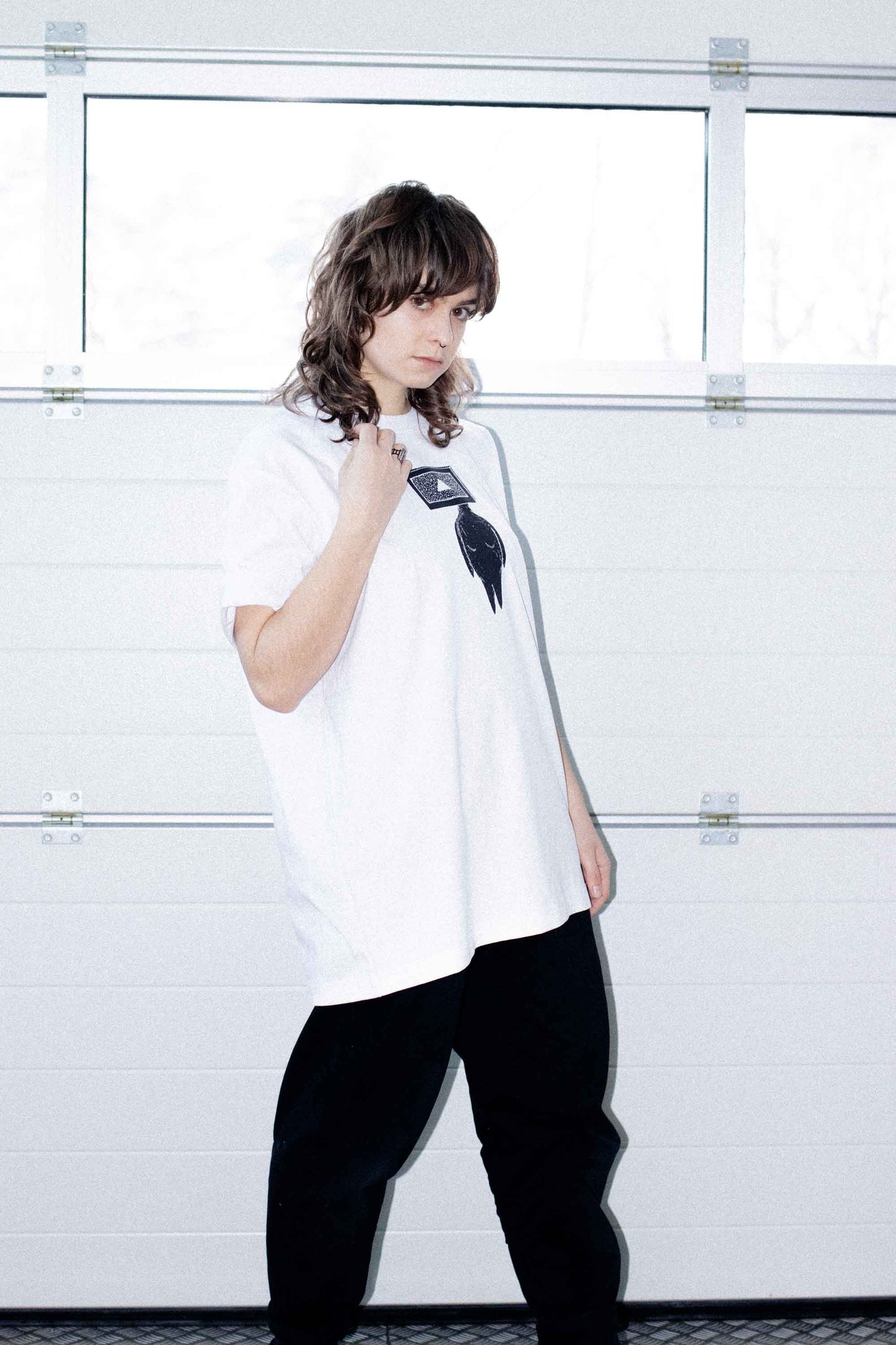 "Teleman" T-Shirt Girlwoman Merchandise. Oversized Fit. Schwere Stoffqualität 100% Cotton.