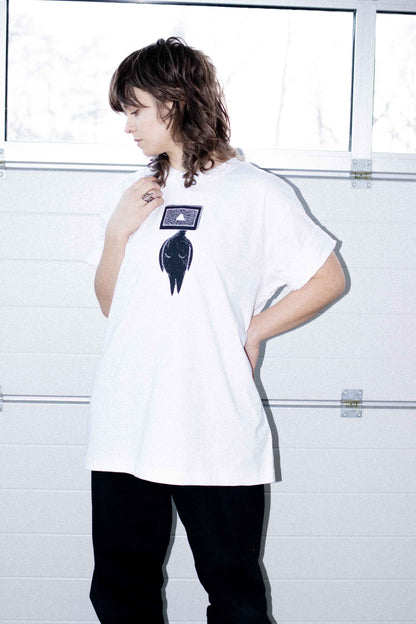 "Teleman" T-Shirt Girlwoman Merchandise. Oversized Fit. Schwere Stoffqualität 100% Cotton.